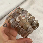 Natural Stone 8*14mm  Faceted Bracelets Lapis Labradorite Crystal  Red Jasper Agate Howlite Rhodonite Unakite For Wholesale Jewelry and Clovers