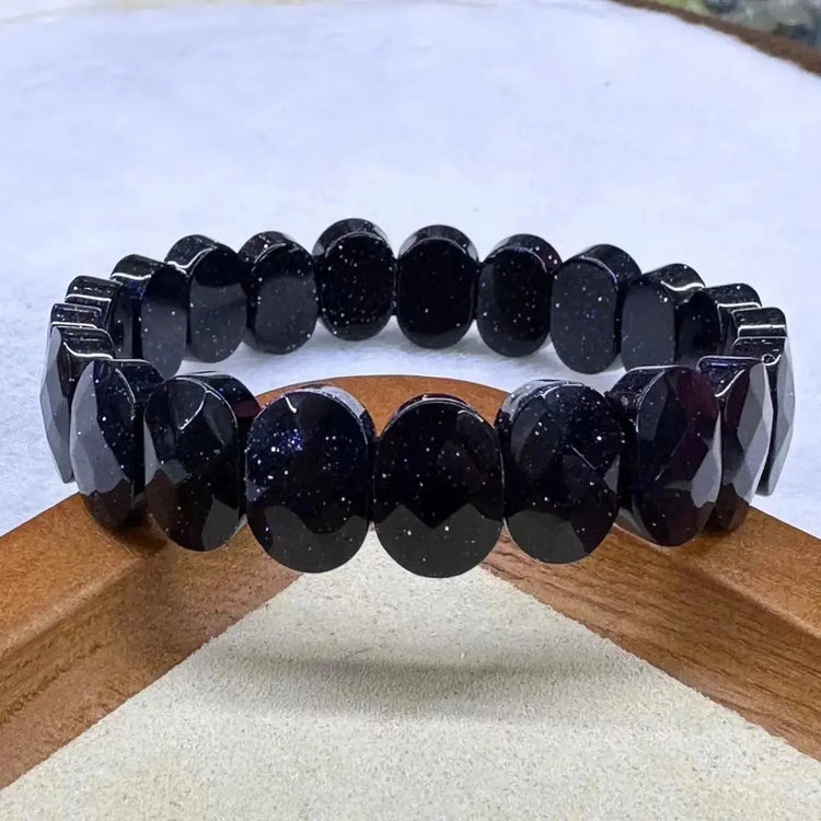 Natural Stone 8*14mm  Faceted Bracelets Lapis Labradorite Crystal  Red Jasper Agate Howlite Rhodonite Unakite For Wholesale Jewelry and Clovers