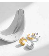 MODIAN 1PC Ear Cuff 925 Sterling SILVER Luxury Punk Geometric Clip Earrings Stackable Trendy Party Jewelry For Women: Girls Gift Jewelry and Clovers