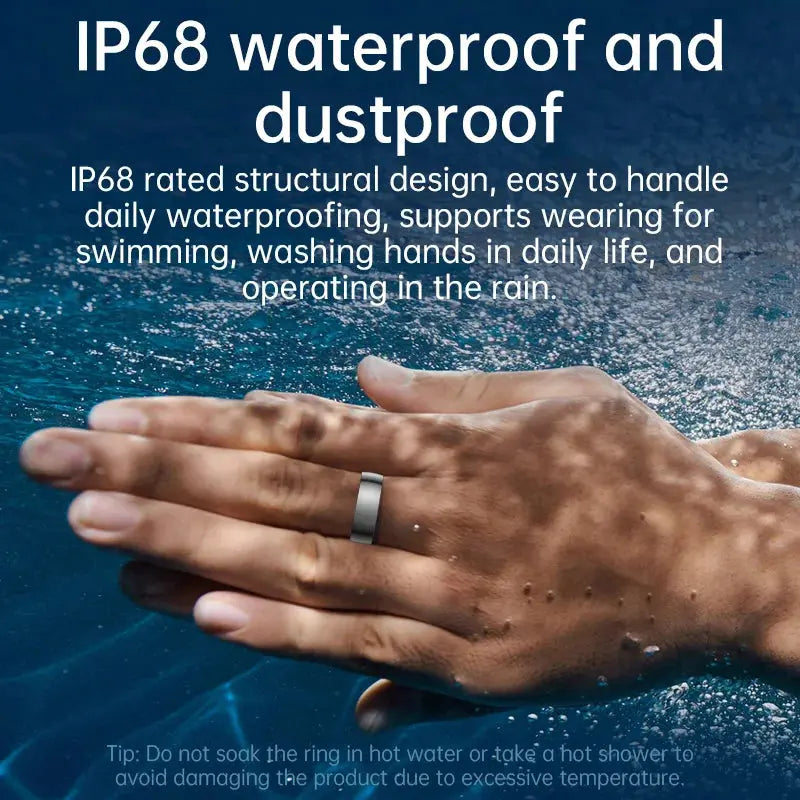Smart Ring Bluetooth 5.1 Sleep Camera Remote Control Multiple Exercise Modes Wearable Fitness Ring Jewelry and Clovers