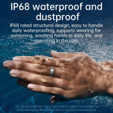 Smart Ring Bluetooth 5.1 Sleep Camera Remote Control Multiple Exercise Modes Wearable Fitness Ring Jewelry and Clovers