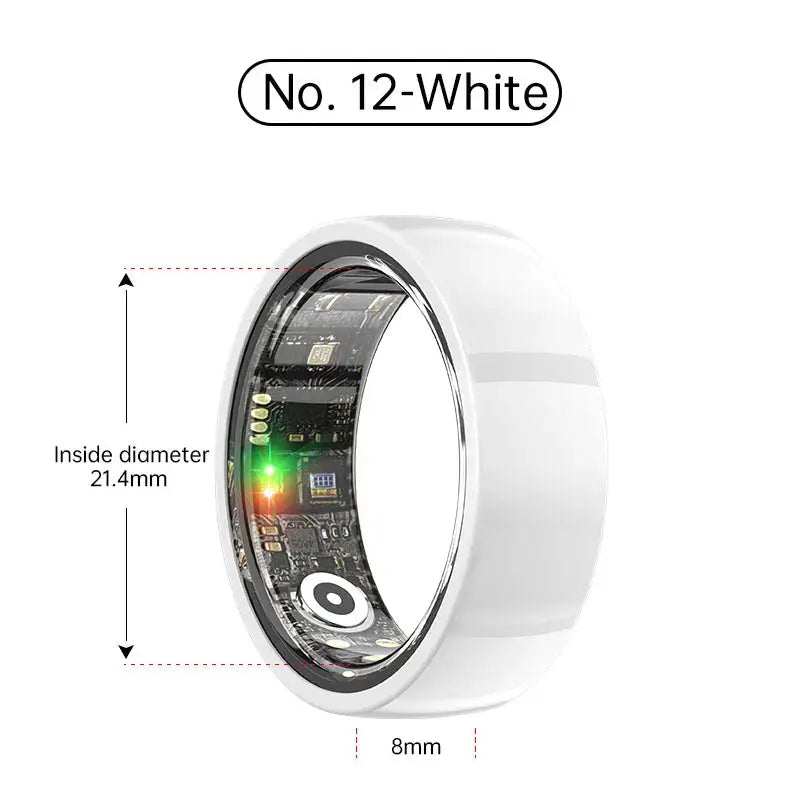 Smart Ring Bluetooth 5.1 Sleep Camera Remote Control Multiple Exercise Modes Wearable Fitness Ring Jewelry and Clovers