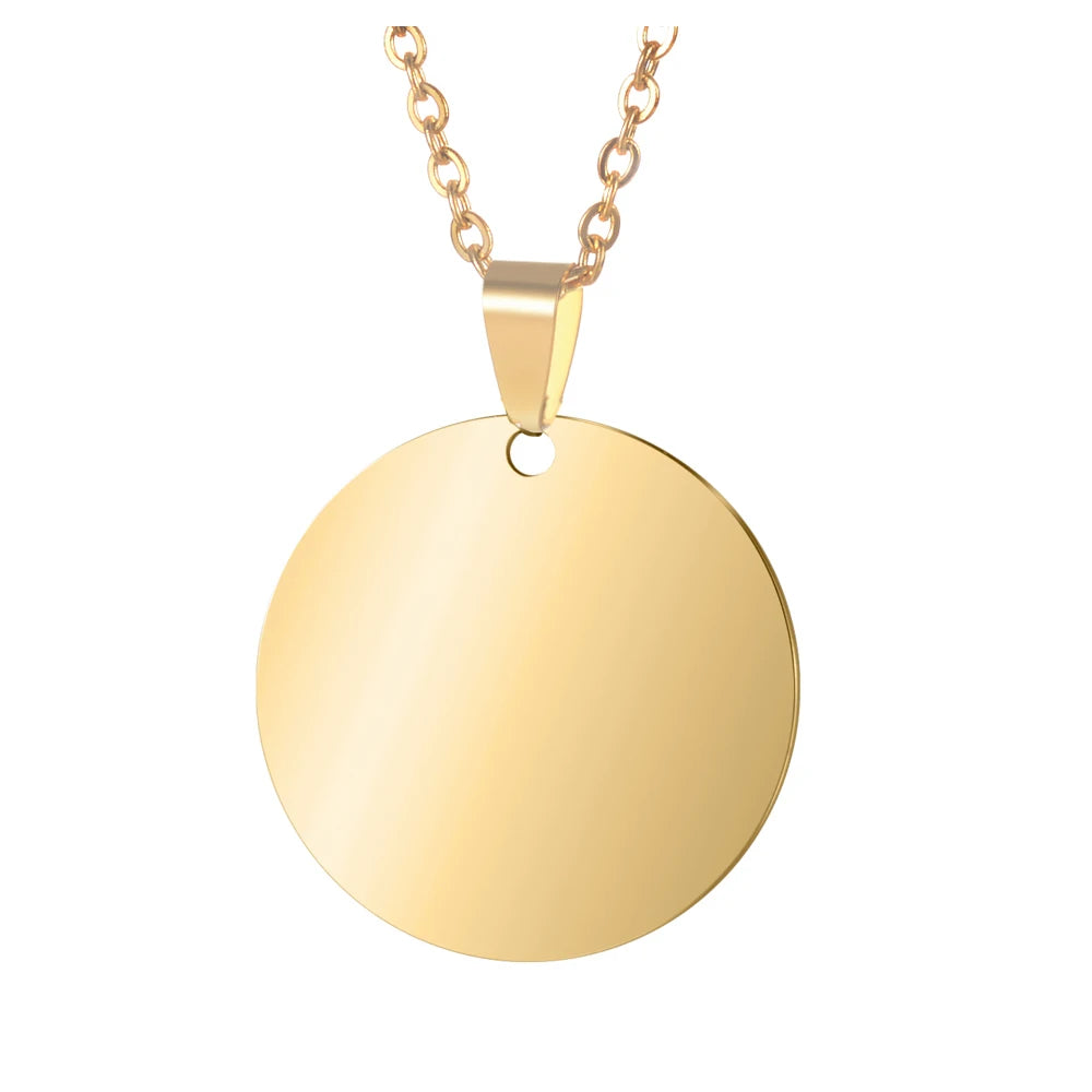 Custom Photo Necklace for Women Heart Stainless Steel Pendant Personalized Engraved Picture Frame on A Necklace