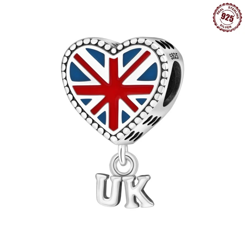 MISEFF New Original Bracelet 925 Sterling Silver Lovely Angel Girl Charms Beads For Jewelry Gifts