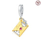 MISEFF New Original Bracelet 925 Sterling Silver Lovely Angel Girl Charms Beads For Jewelry Gifts Jewelry and Clovers