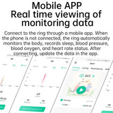 Smart Ring Bluetooth 5.1 Sleep Camera Remote Control Multiple Exercise Modes Wearable Fitness Ring Jewelry and Clovers