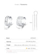 MODIAN 1PC Ear Cuff 925 Sterling SILVER Luxury Punk Geometric Clip Earrings Stackable Trendy Party Jewelry For Women: Girls Gift Jewelry and Clovers