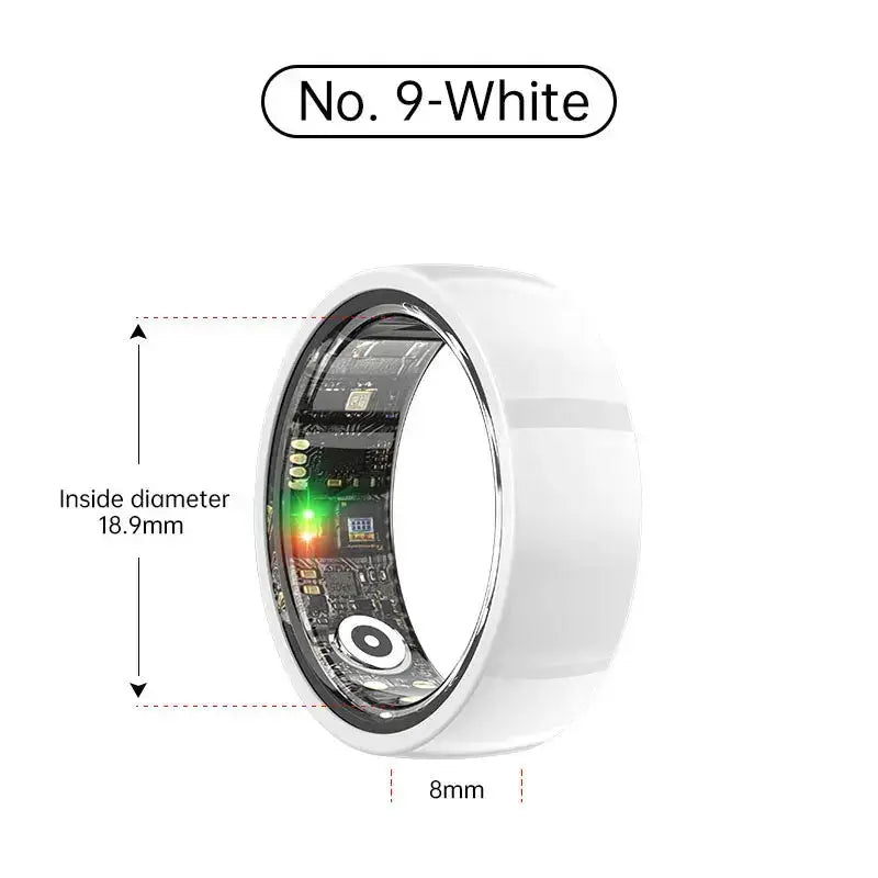 Smart Ring Bluetooth 5.1 Sleep Camera Remote Control Multiple Exercise Modes Wearable Fitness Ring Jewelry and Clovers