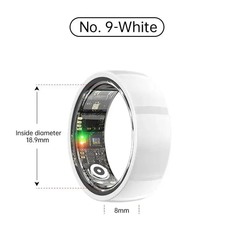 Smart Ring Bluetooth 5.1 Sleep Camera Remote Control Multiple Exercise Modes Wearable Fitness Ring Jewelry and Clovers
