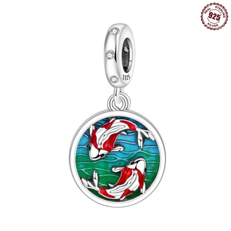 MISEFF New Original Bracelet 925 Sterling Silver Lovely Angel Girl Charms Beads For Jewelry Gifts