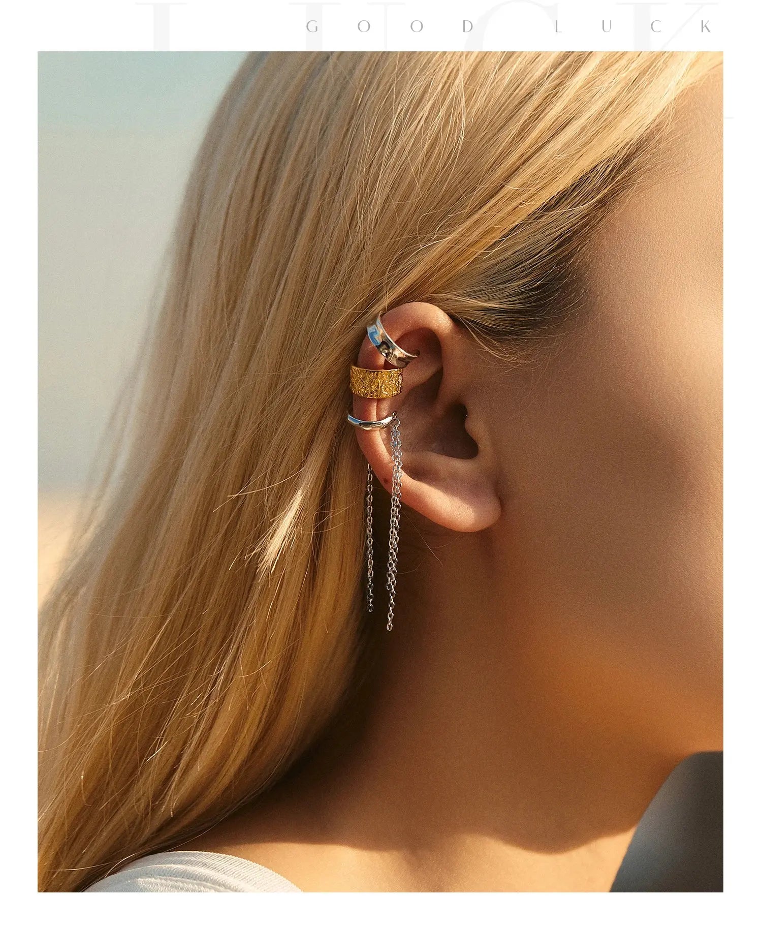 MODIAN 1PC Ear Cuff 925 Sterling SILVER Luxury Punk Geometric Clip Earrings Stackable Trendy Party Jewelry For Women: Girls Gift Jewelry and Clovers
