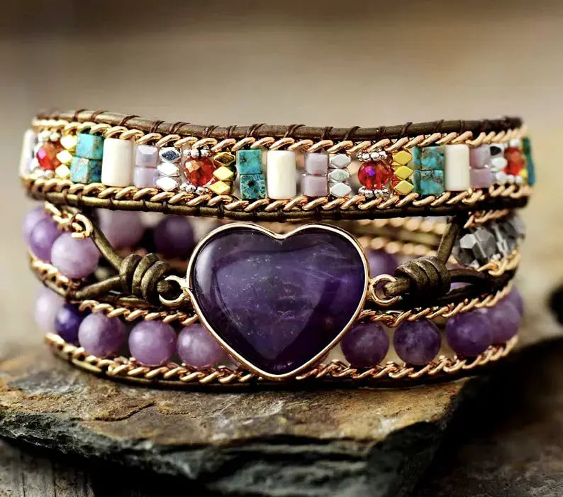 3X Mixed Wrap Bracelet Display Box Apple Watch Band Jewelry and Clovers