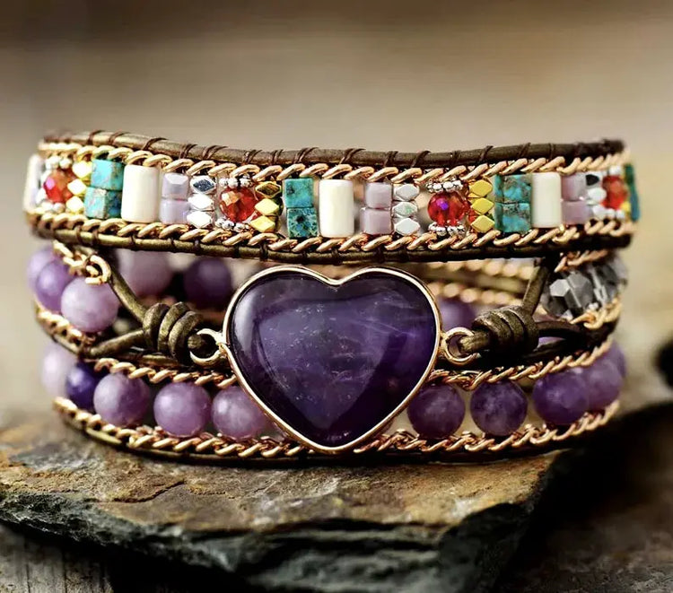 3X Mixed Wrap Bracelet Display Box Apple Watch Band Jewelry and Clovers