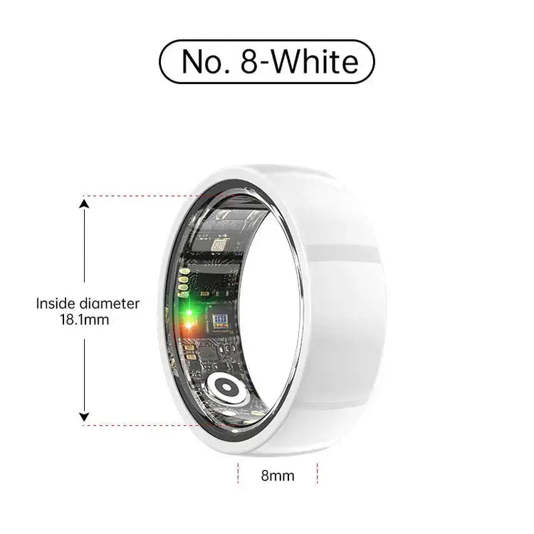 Smart Ring Bluetooth 5.1 Sleep Camera Remote Control Multiple Exercise Modes Wearable Fitness Ring Jewelry and Clovers