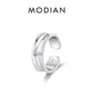MODIAN 1PC Ear Cuff 925 Sterling SILVER Luxury Punk Geometric Clip Earrings Stackable Trendy Party Jewelry For Women: Girls Gift Jewelry and Clovers