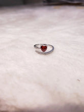 925 Sterling Silver Light Luxury Fashion Versatile Love Zircon Ring Birthday Party Anniversary Gift Jewelry and Clovers