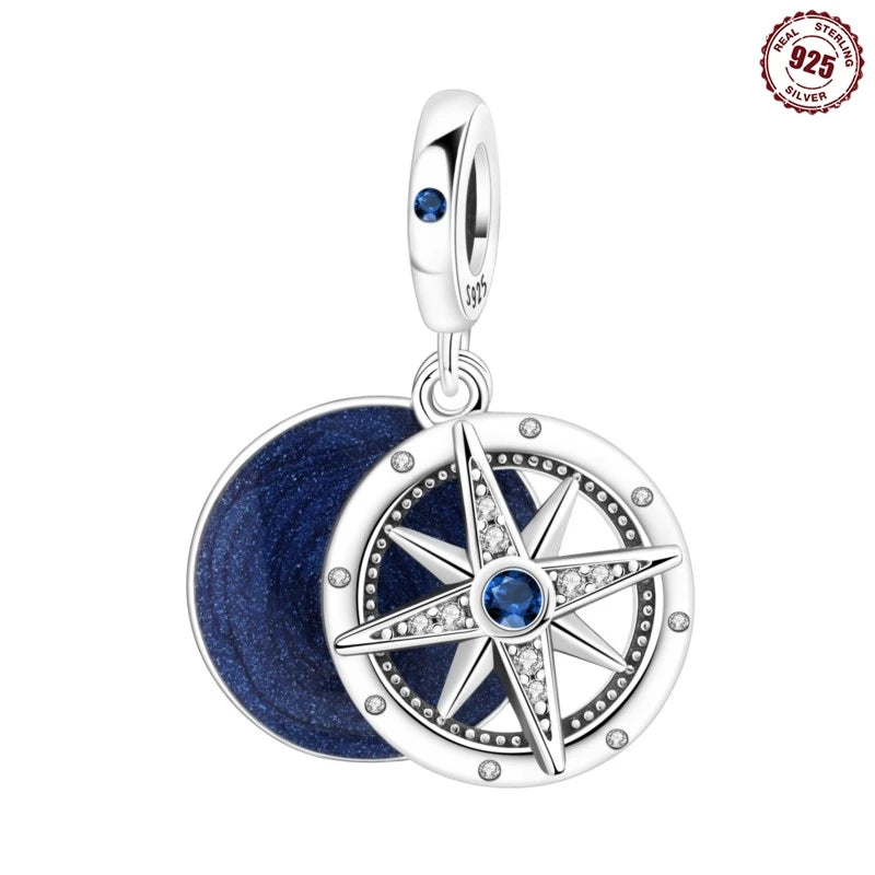 MISEFF New Original Bracelet 925 Sterling Silver Lovely Angel Girl Charms Beads For Jewelry Gifts