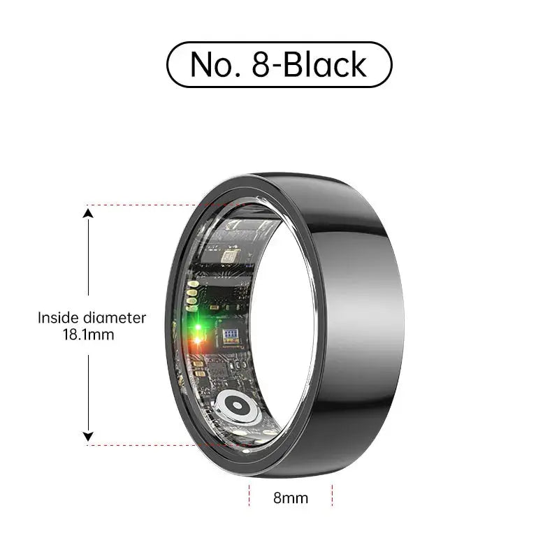 Smart Ring Bluetooth 5.1 Sleep Camera Remote Control Multiple Exercise Modes Wearable Fitness Ring Jewelry and Clovers