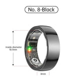 Smart Ring Bluetooth 5.1 Sleep Camera Remote Control Multiple Exercise Modes Wearable Fitness Ring Jewelry and Clovers