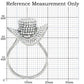 Rhodium 925 Sterling Silver Ring with AAA Grade CZ  in Clear