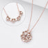 Retro Magnetic Folding Heart Shaped Four Leaf Clover Pendant Necklace Women Love Clavicle Chain Gifts Openable Choker Jewelry Jewelry and Clovers