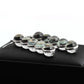 Gemstone Moon Fashion Glass Ball Star Long Earrings Ashley and Clovers