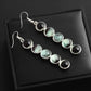 Gemstone Moon Fashion Glass Ball Star Long Earrings Ashley and Clovers