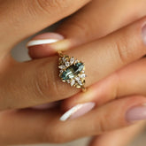 Versatile Minimalist Chanel-inspired Ring With Zircon Inlay Ashley and Clovers