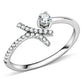 High polished (no plating) Stainless Steel Ring with AAA Grade