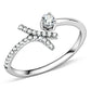 High polished (no plating) Stainless Steel Ring with AAA Grade