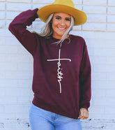 Faith Sweatshirt Jewelry and Clovers