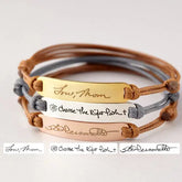 Personalized Handwriting Bracelet Handwritten Signature Jewelry Jewelry and Clovers