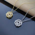 Retro Magnetic Folding Heart Shaped Four Leaf Clover Pendant Necklace Women Love Clavicle Chain Gifts Openable Choker Jewelry Jewelry and Clovers