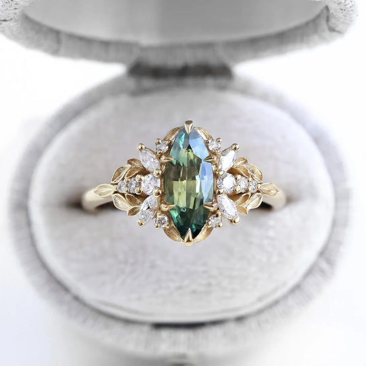 Versatile Minimalist Chanel-inspired Ring With Zircon Inlay Ashley and Clovers