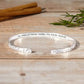 Printed Quote Bracelet Gift For Bridesmaid Proposal Gift For Maid of Honor